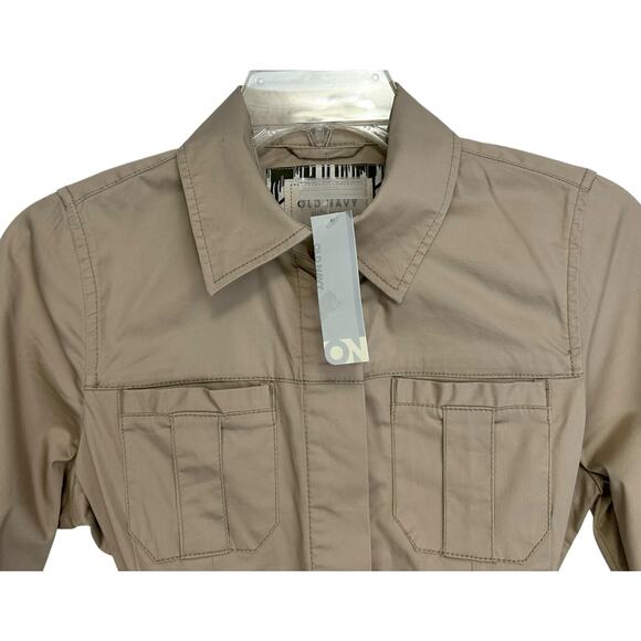 NWT Set of 2 Vintage Y2K Old Navy Cargo Jacket Tan & Brown Size XS - Picture 3 of 14